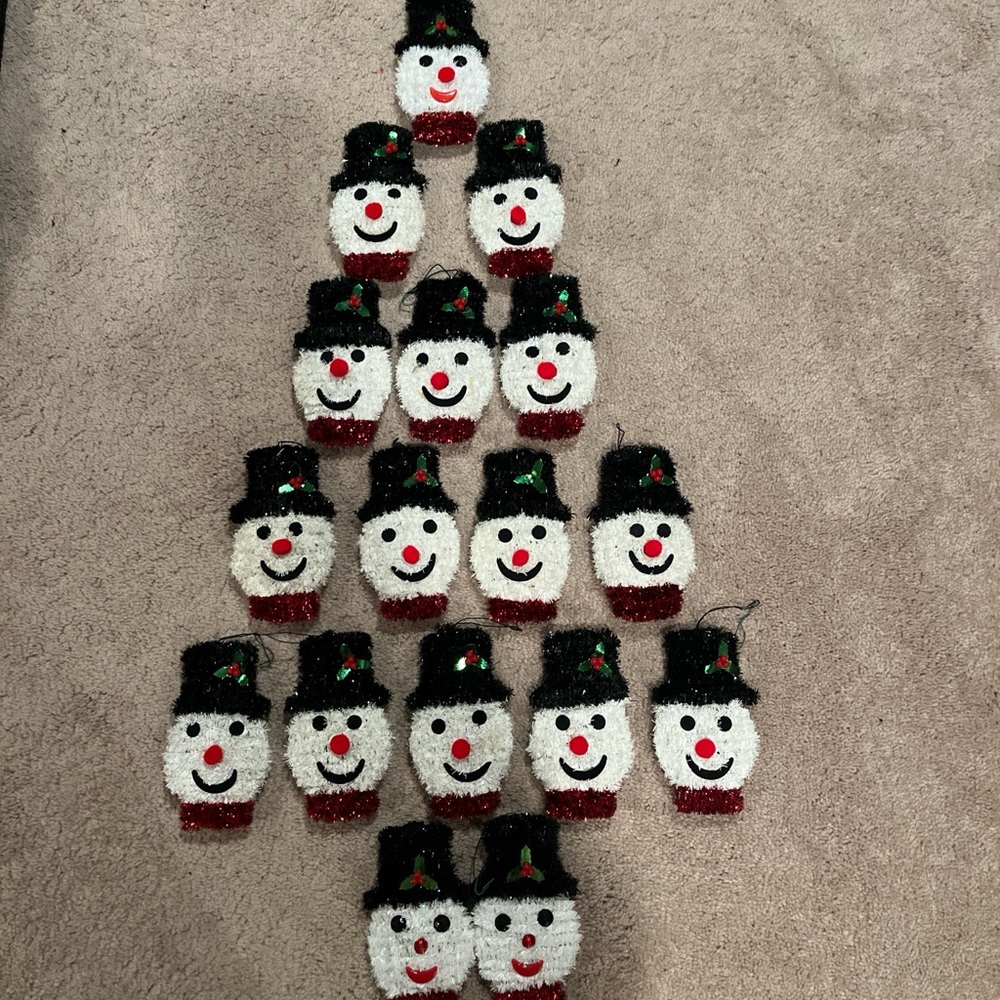Festive Snowman Ornaments